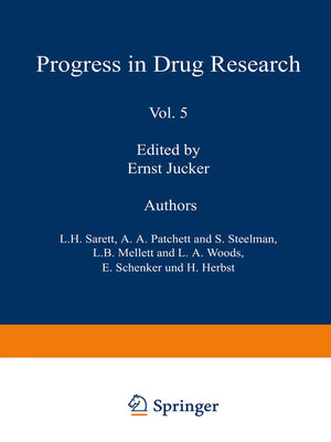 cover image of Fortschritte der Arzneimittelforschung / Progress in Drug Research / Progrès des recherches pharmaceutiques